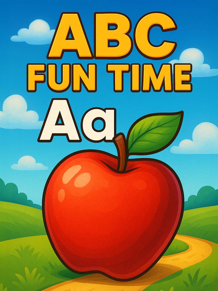 ABC Fun Time – 100 Alphabet-Themed Coloring Pages