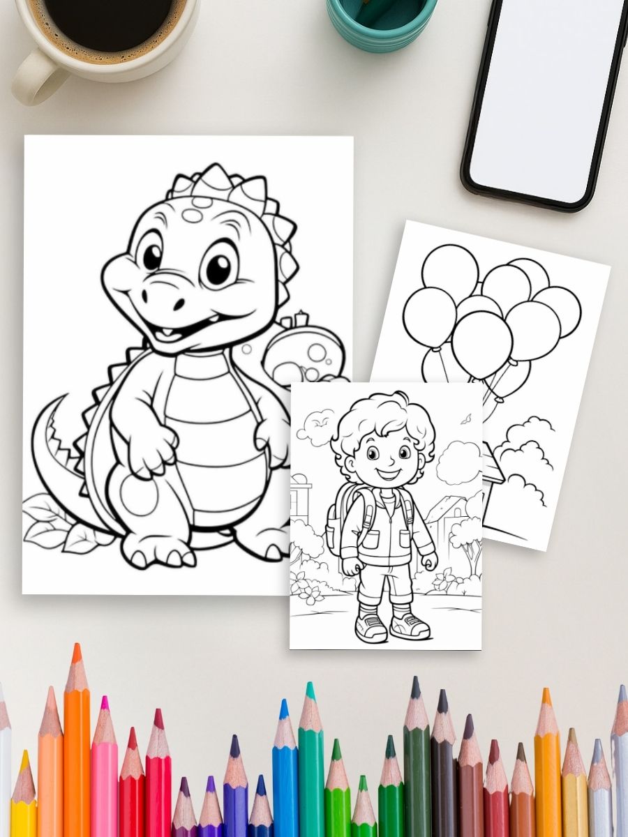 Playtime Color World - 100 Kids Coloring Pages - Image 3