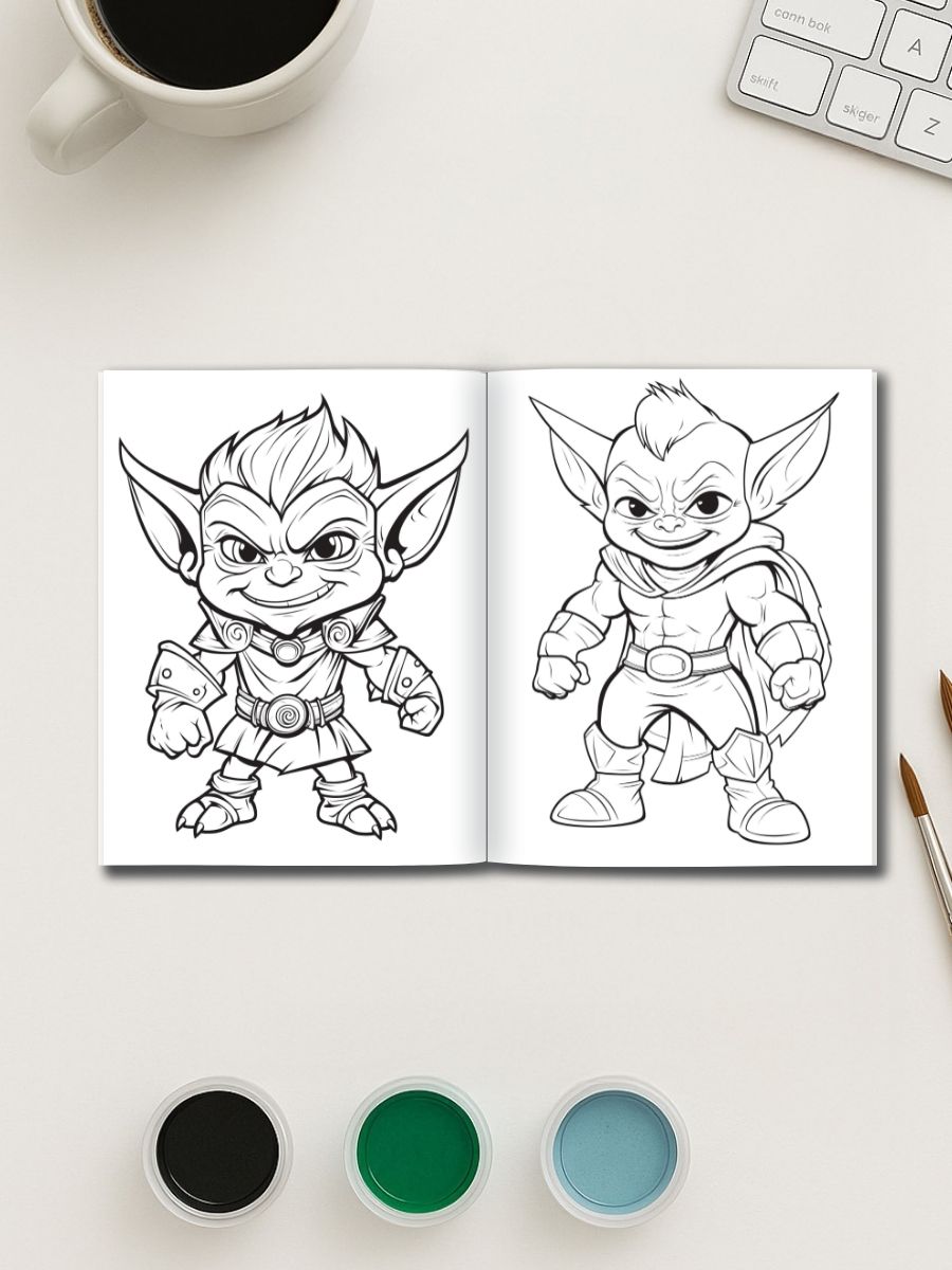 Goblins & Giggles – 50 Mischievous Pages for Kids - Image 2